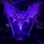 Glowing Bat plaque engraved
