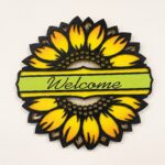Sunflower Welcome Hanger