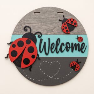 Welcome Lady Bug Hanger