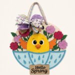 Bird with flower hanger