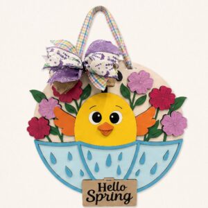 Bird with flower hanger