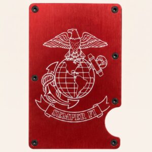 Red Metal Wallet